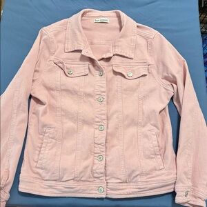 Pink Women's Denim Jacket